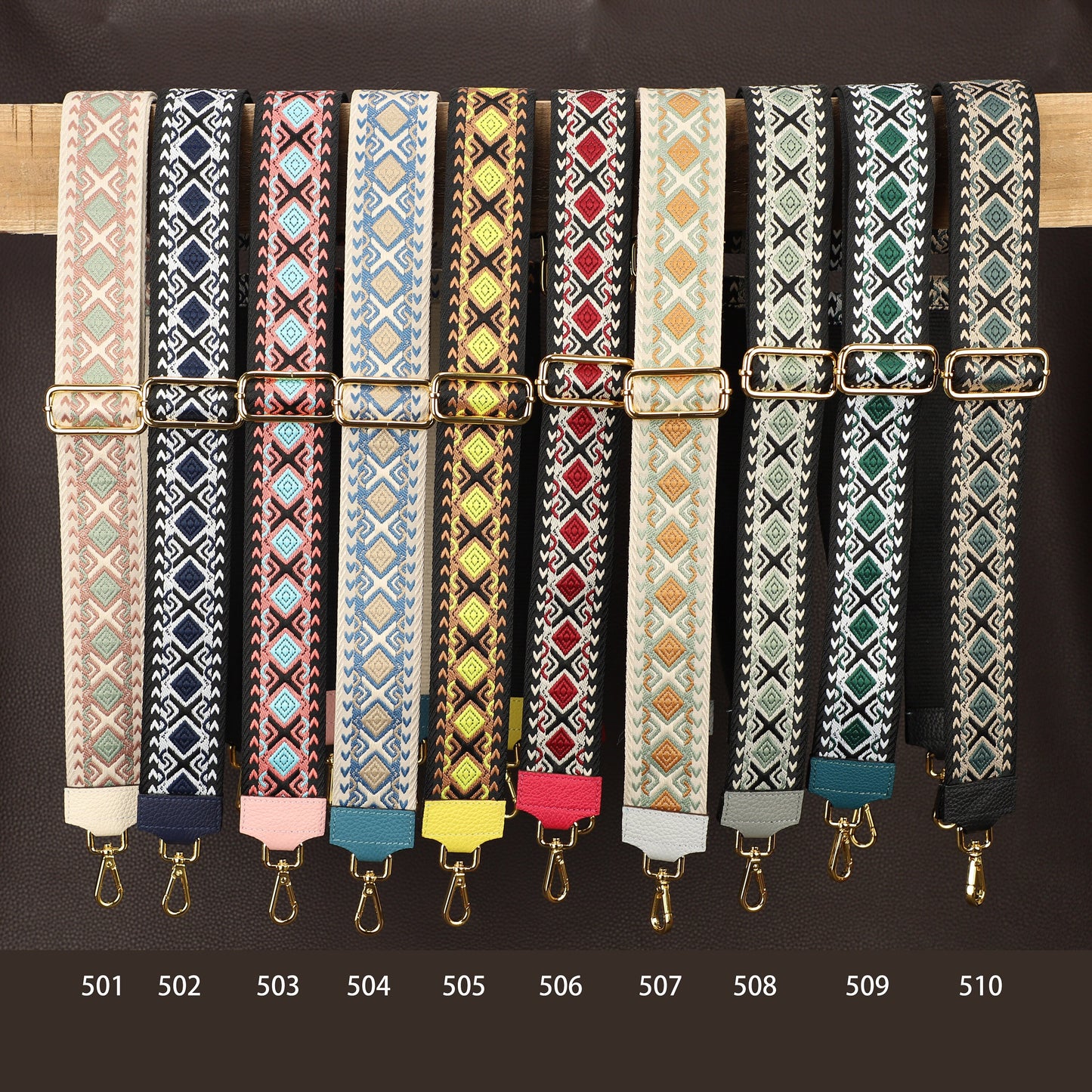 2025 new Geometric Patterned Strap for Bags, Wide Strap Shoulder Strap, camera bag straps, Fabric Bag Strap,Handbags Strap,Crossbody strap