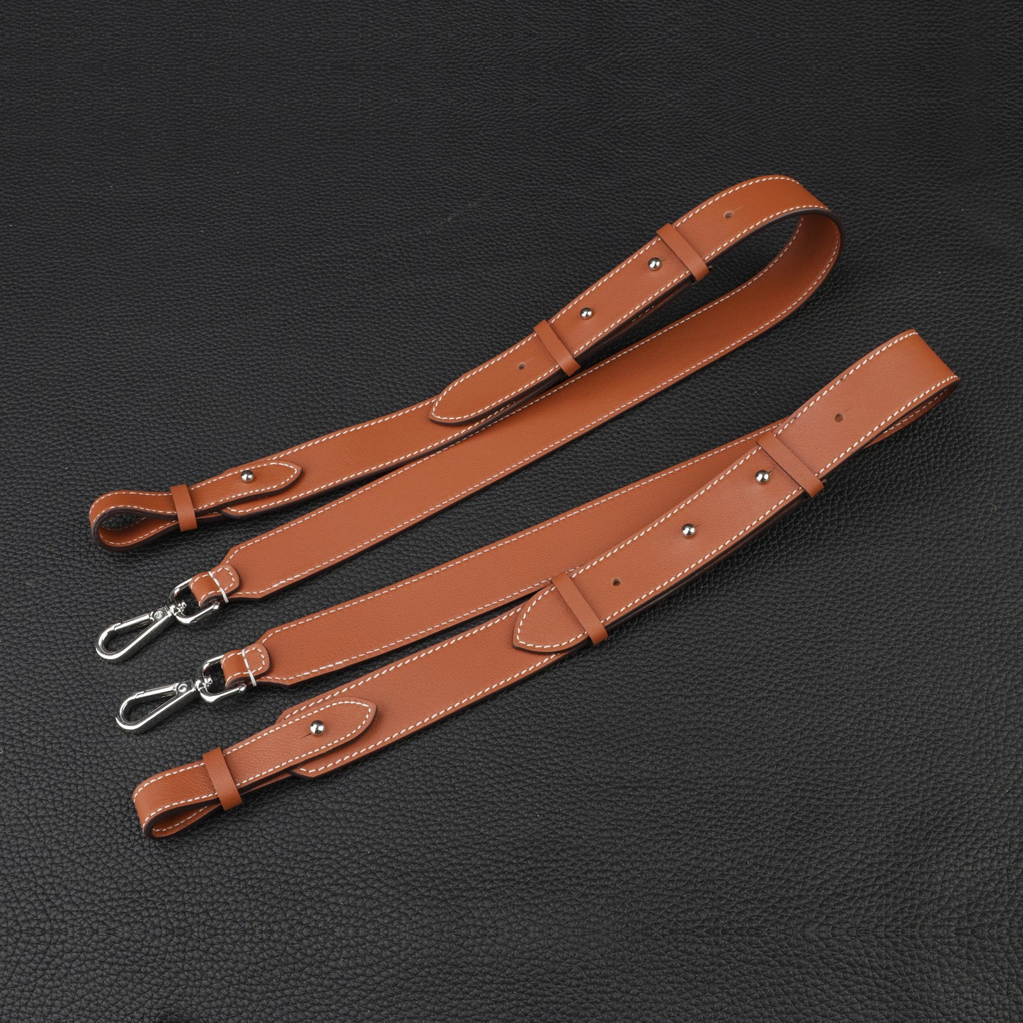3.0cm wide Brown swift leather shoulder bag strap for Go-yard Backpack,Customized the bag strap for the Go-yard Backpack