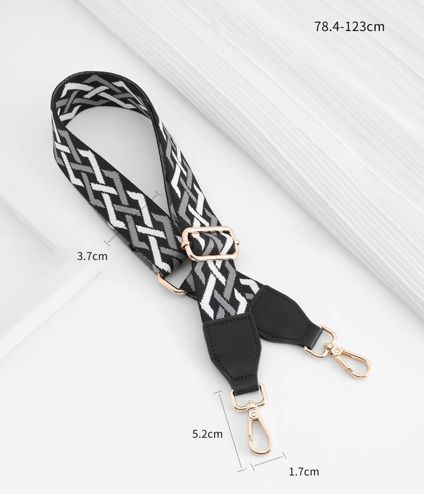 3.7cm Width pure color Canvas with Celemence Leather cross body for Kelly bag, Adjustable canvas bag strap,shoulder bag strap