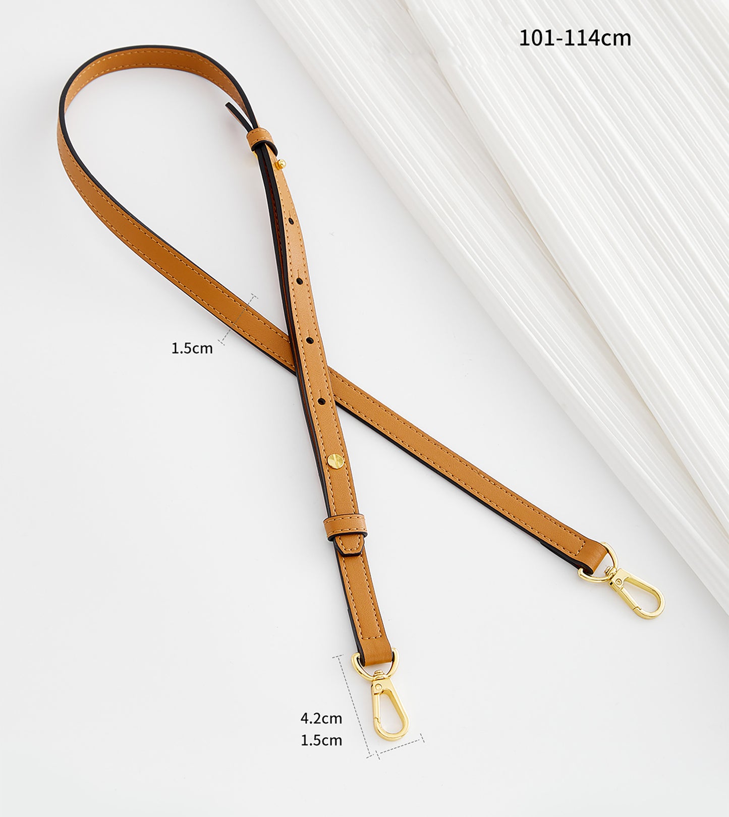 Suitable for tote bags, leather shoulder straps, adjustable crossbody straps, replacement accessories for bags