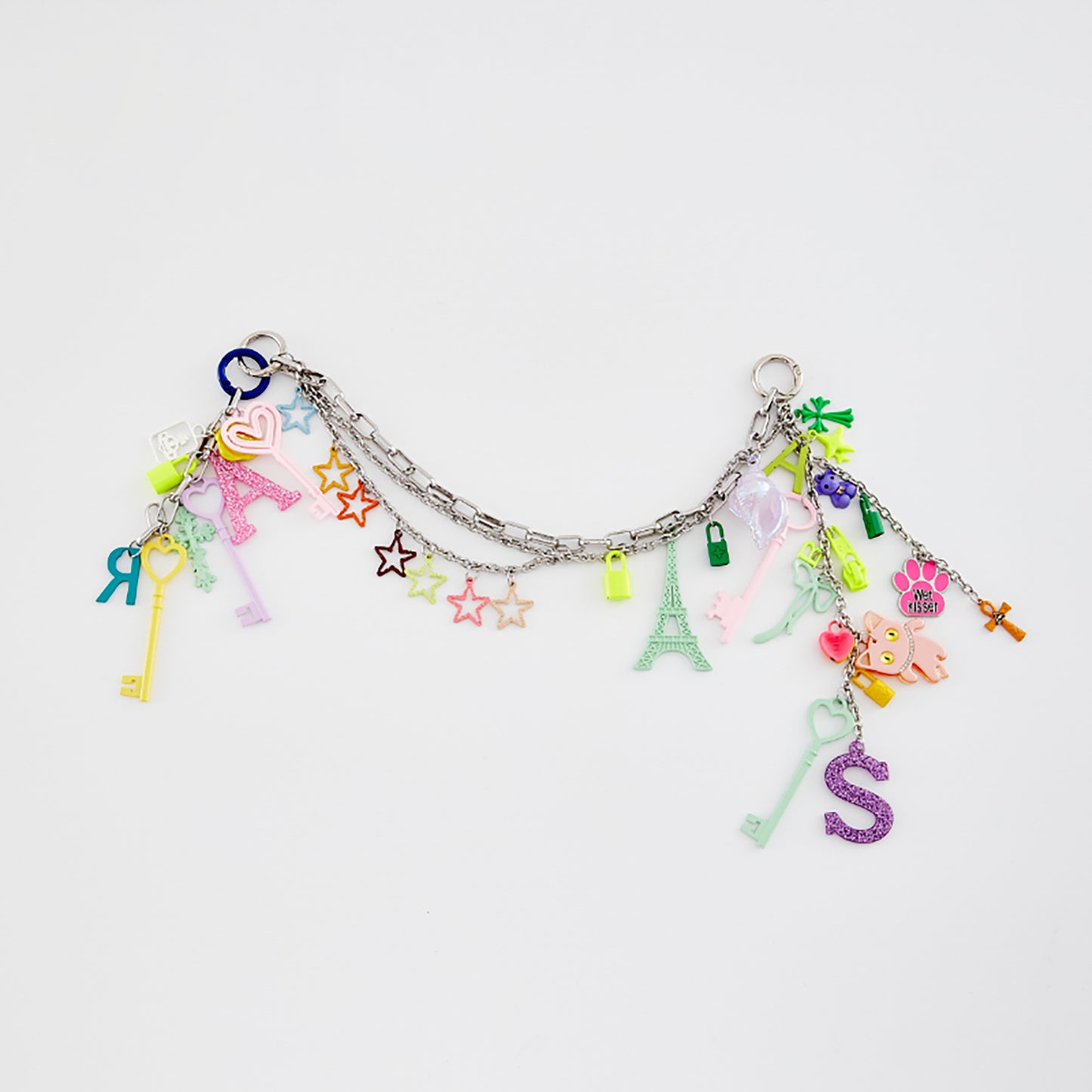 Pants chain bag decorative chain, bag accessory pendant, metal Gothic style bag charm
