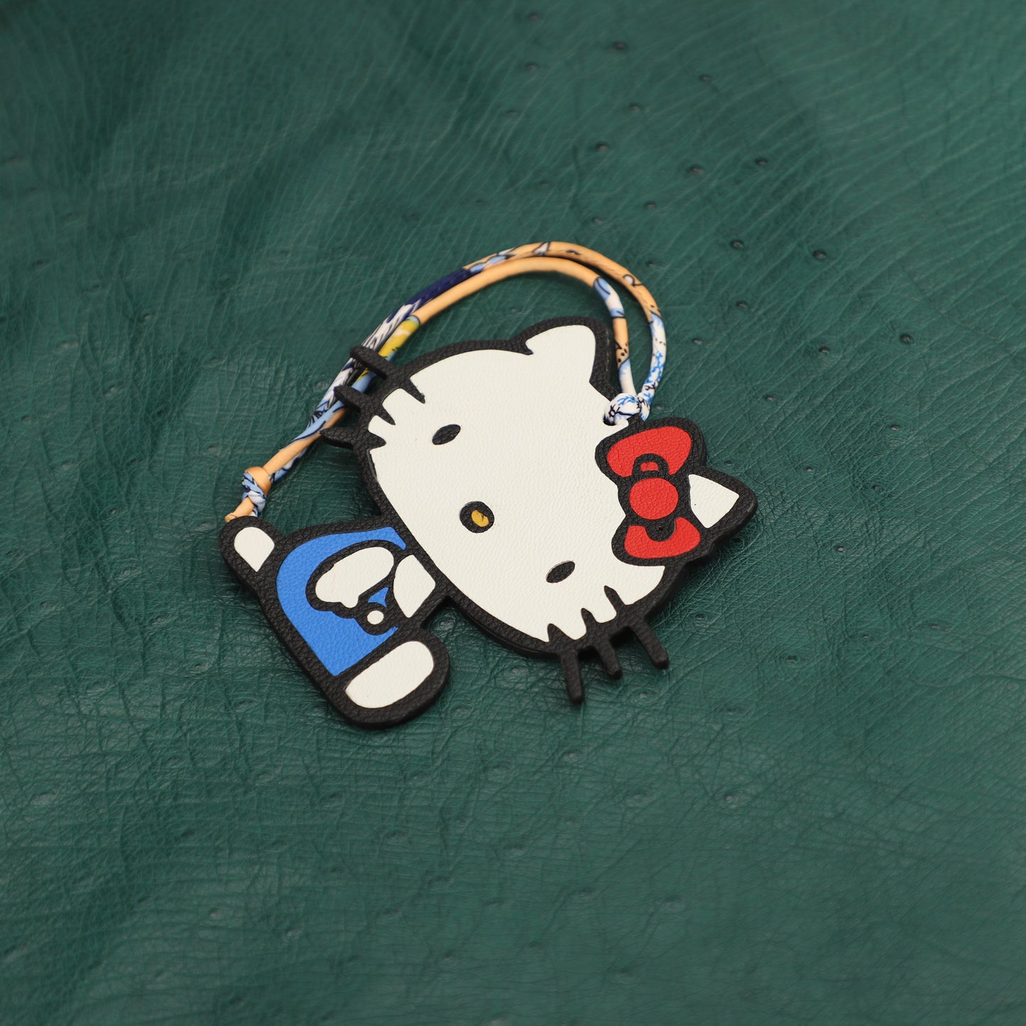 2025 New Model Handmade Swift Leather bag pendant, Hello Kitty Bag Charm,Cute cartoon pendant