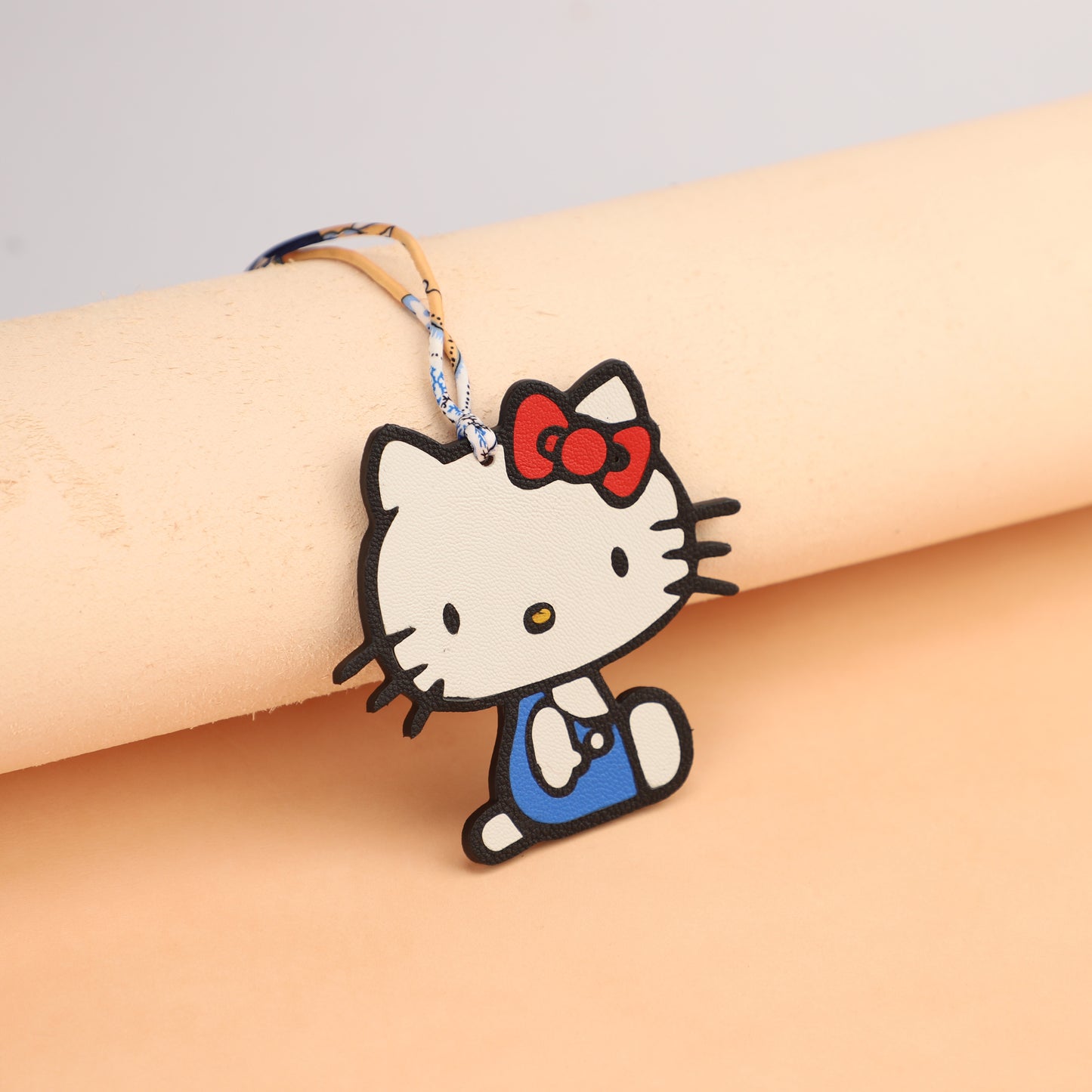 2025 New Model Handmade Swift Leather bag pendant, Hello Kitty Bag Charm,Cute cartoon pendant