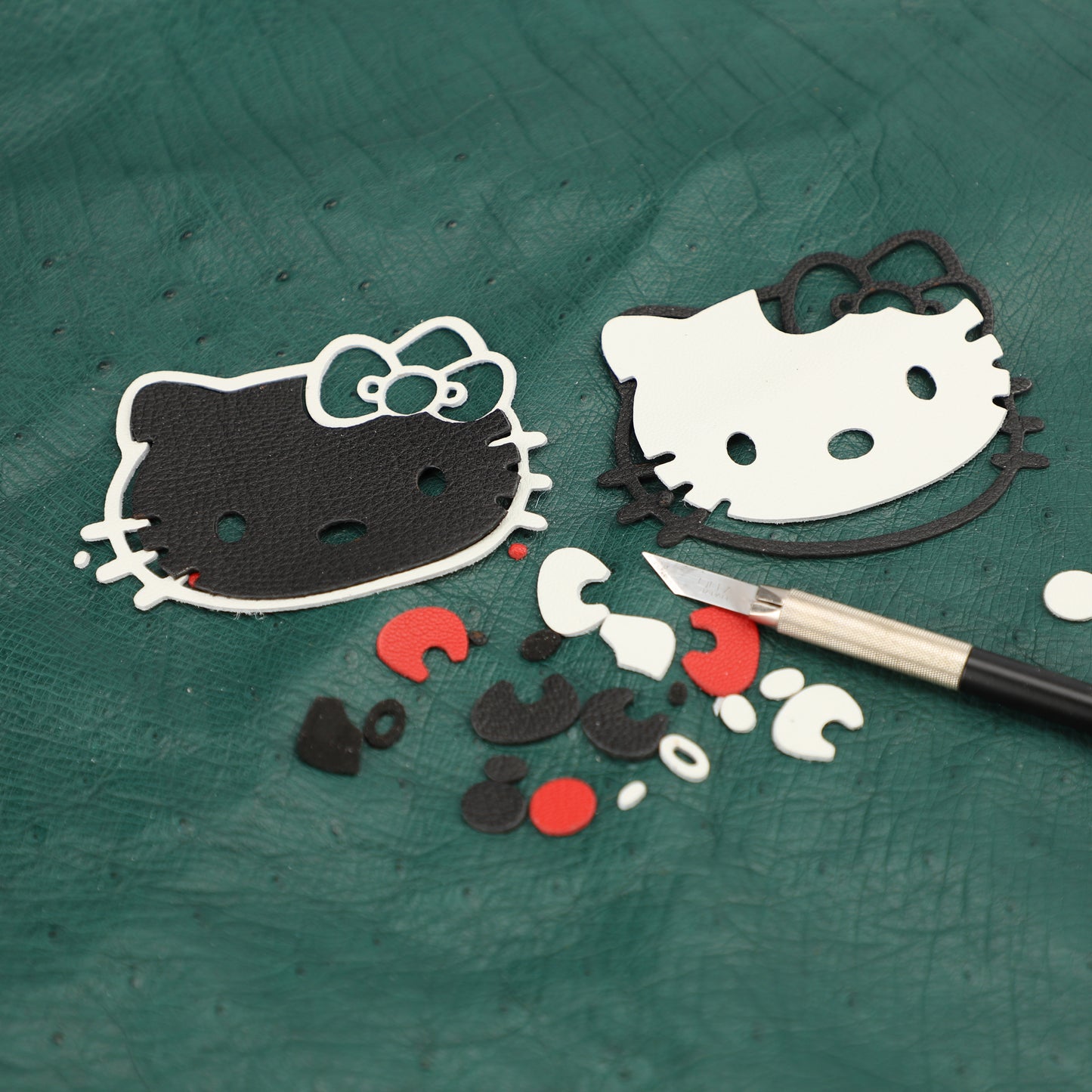 2025 New Model Handmade Swift Leather bag pendant, Hello Kitty Bag Charm,Cute cartoon pendant