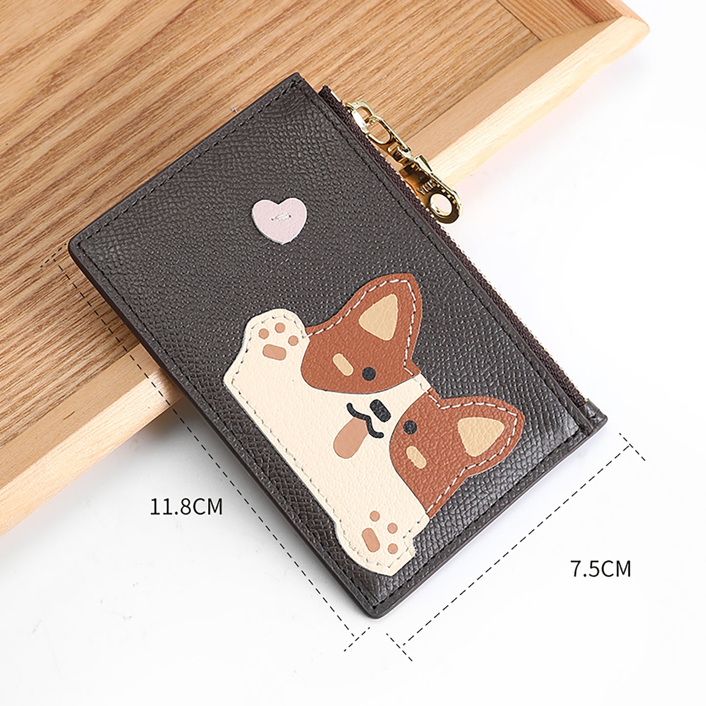 Cardholder wallet for women, premium genuine leather, cute and lightweight, multi-card holder, 2025 new model, ID card organizer
