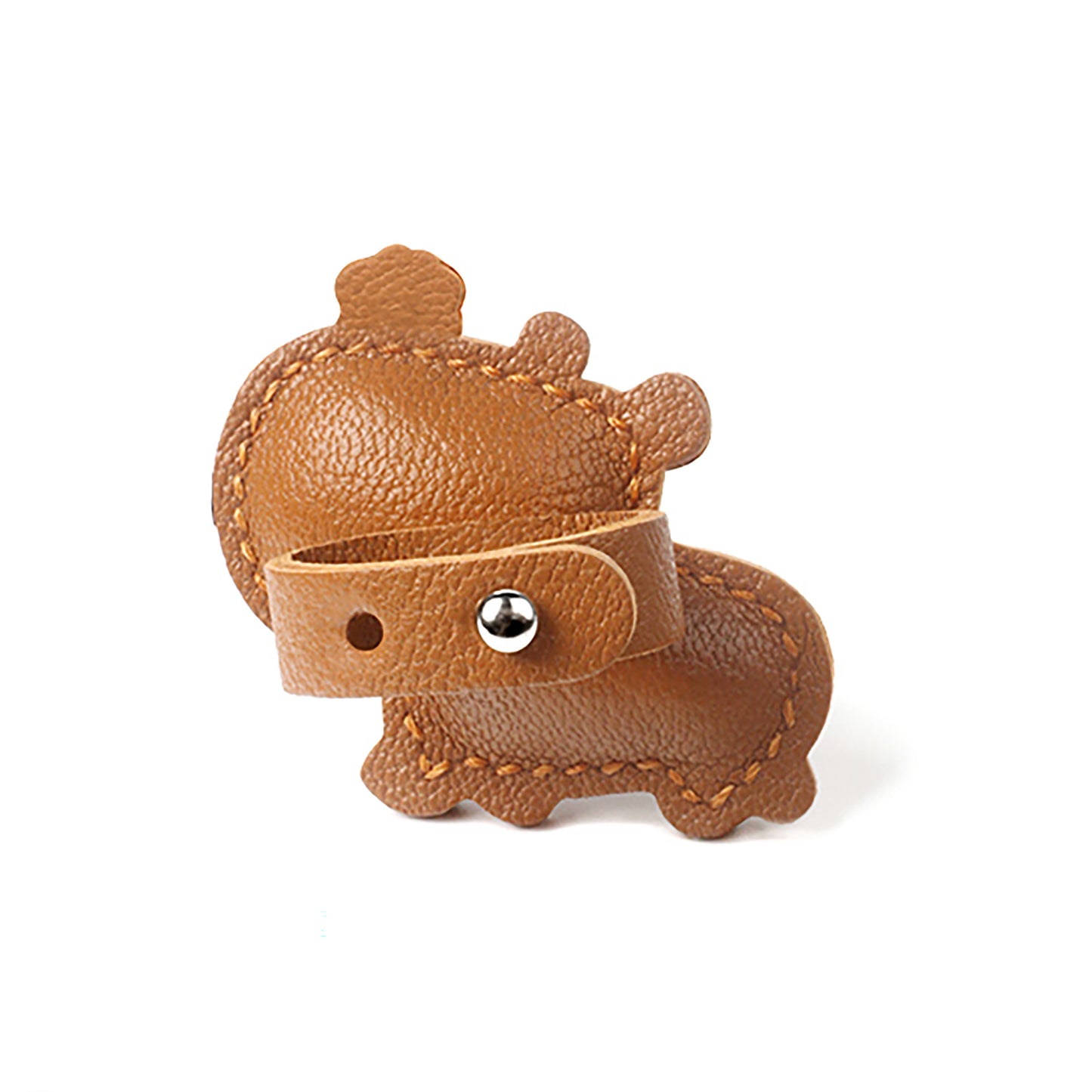 Capybara bag charm, genuine leather niche gift, cute capybara bag creative fashion pendant
