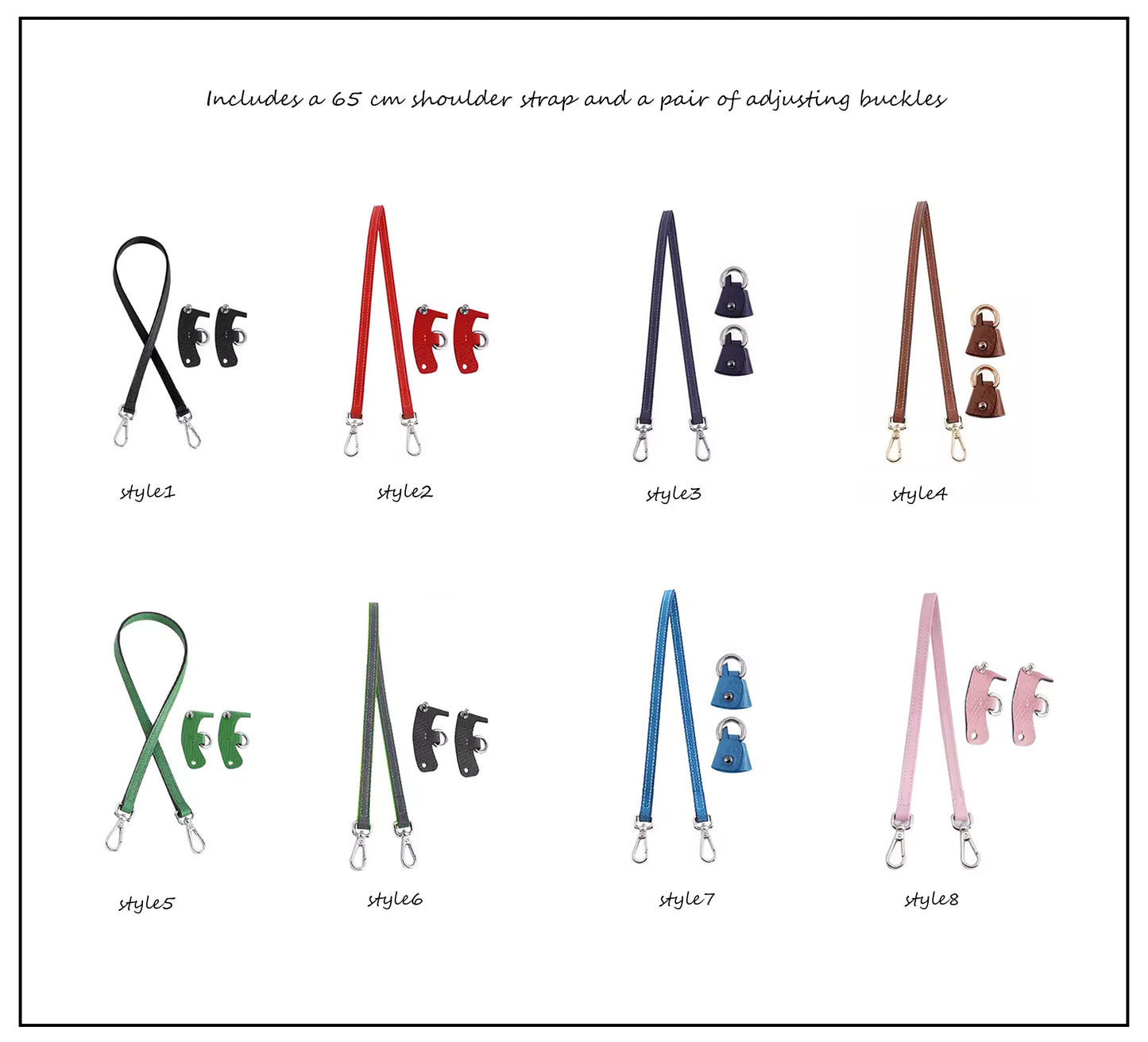 Mini Pliage Energy Bag Shoulder Strap, Short Handle Clutch with No-Hole Modification for Shoulder Bag