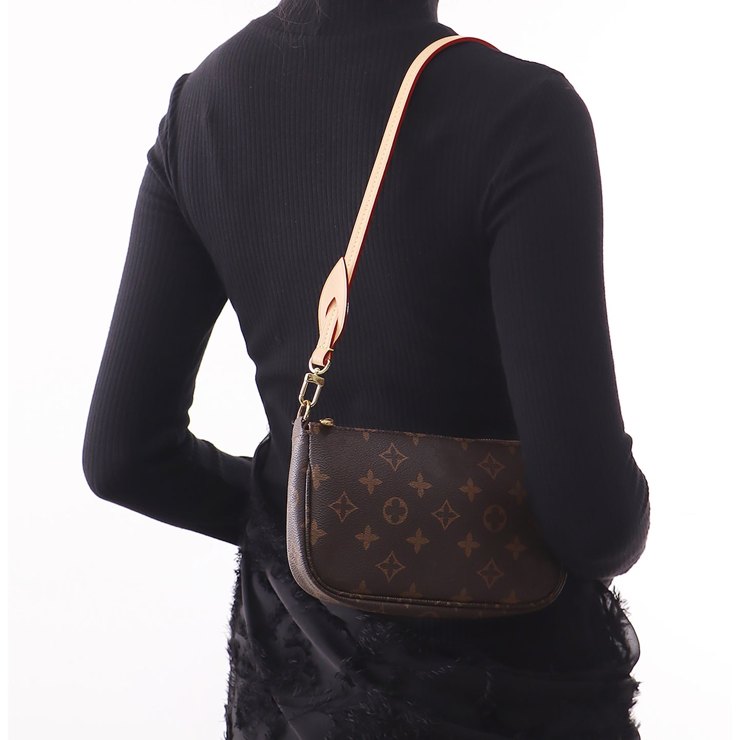 Handcrafted Vachetta Leather Replacement Shoulder Strap for Women's Underarm Bags