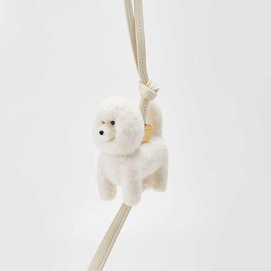 Handcrafted Felt Animal Keychain and Bag Charm – Unique Felt Car Hanging Decoration, Handmade