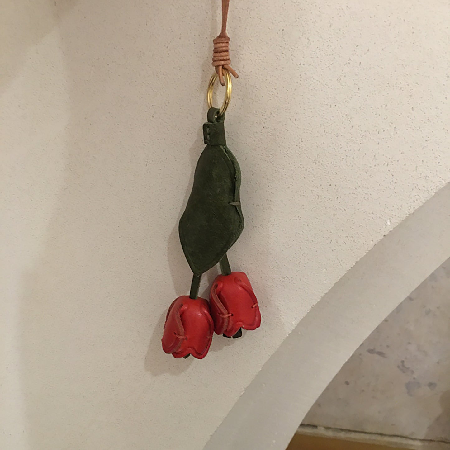 Haute Couture Floral Motif Accessories - Tulip Bloom Bag Charms & Signature Key Jewelry