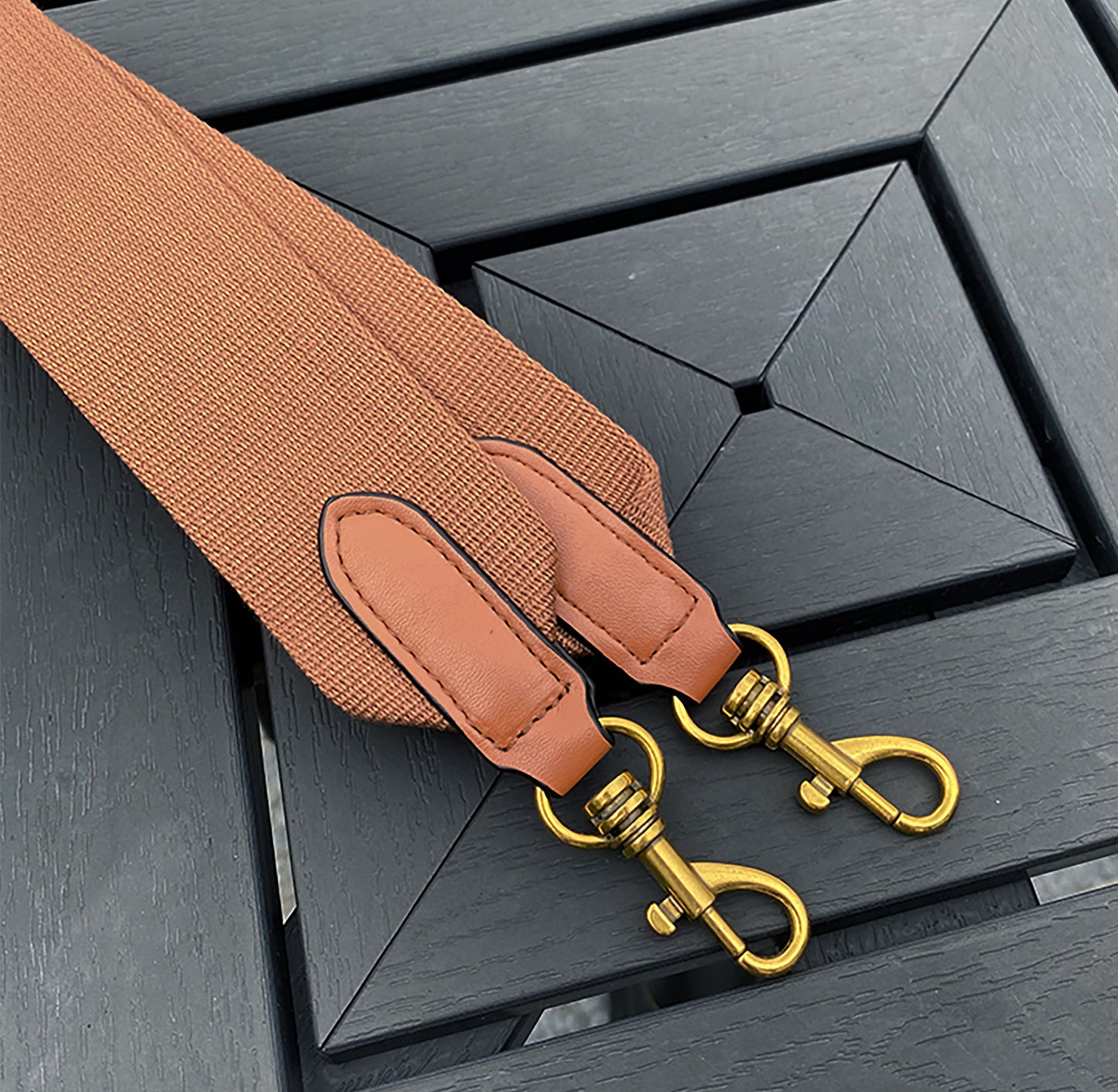 Bucket bag shoulder strap, crossbody replacement canvas strap accessory, nylon wide shoulder strap