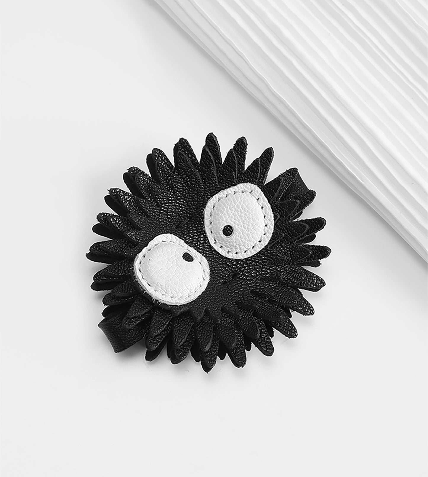 Handmade Flamenco Bag Charm – Adorable Coal-Shaped Lambskin Accessory