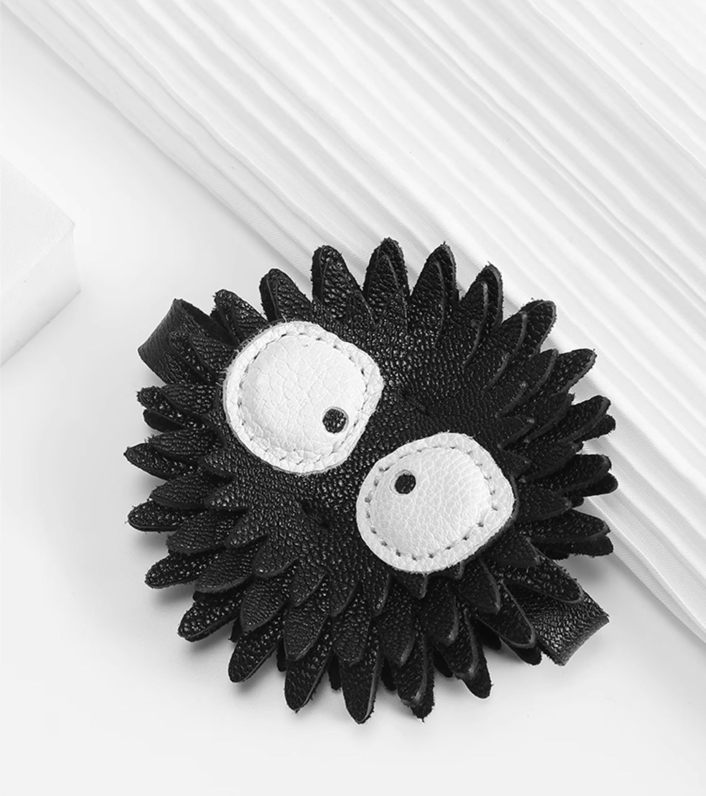 Handmade Flamenco Bag Charm – Adorable Coal-Shaped Lambskin Accessory