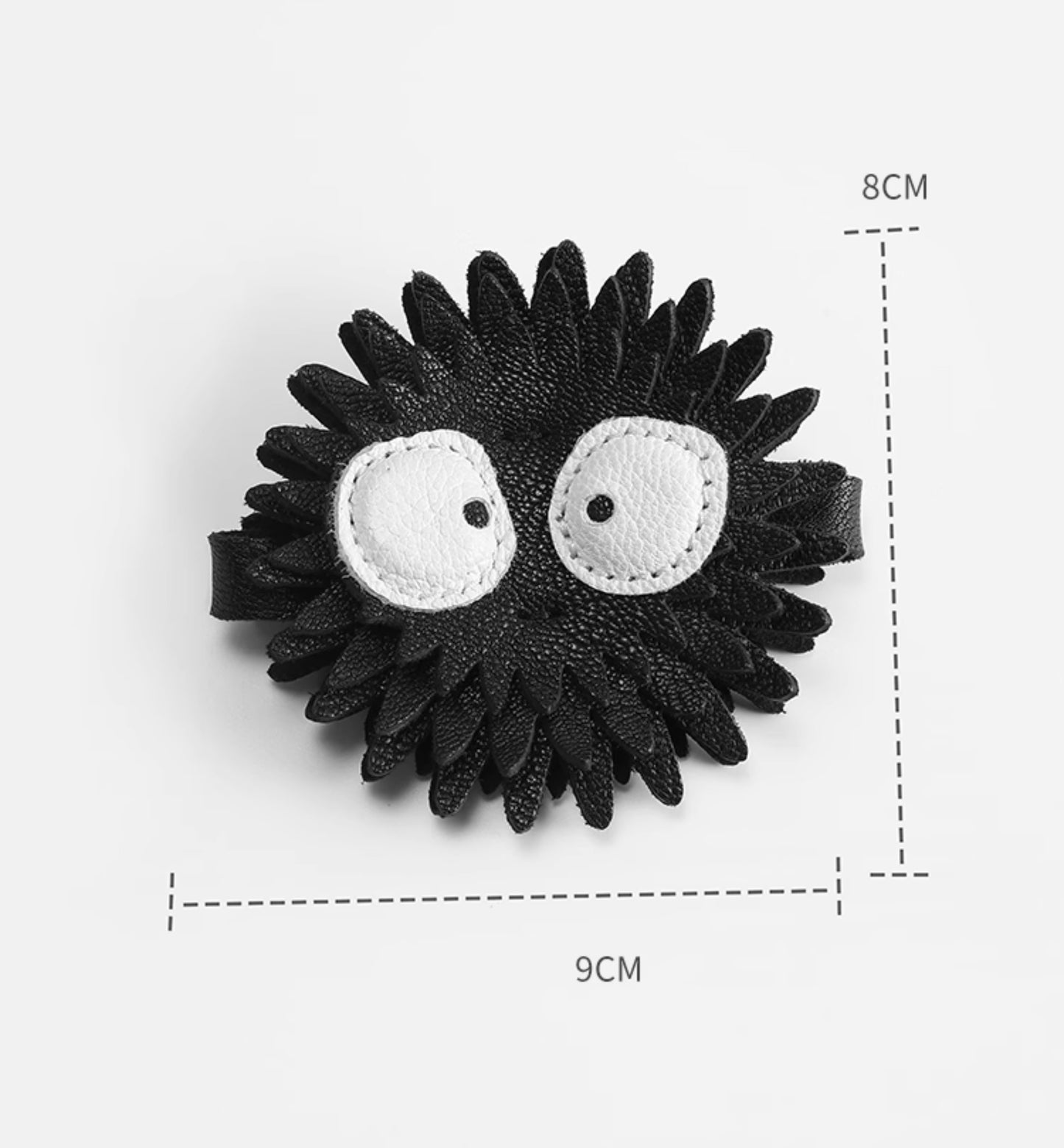 Handmade Flamenco Bag Charm – Adorable Coal-Shaped Lambskin Accessory