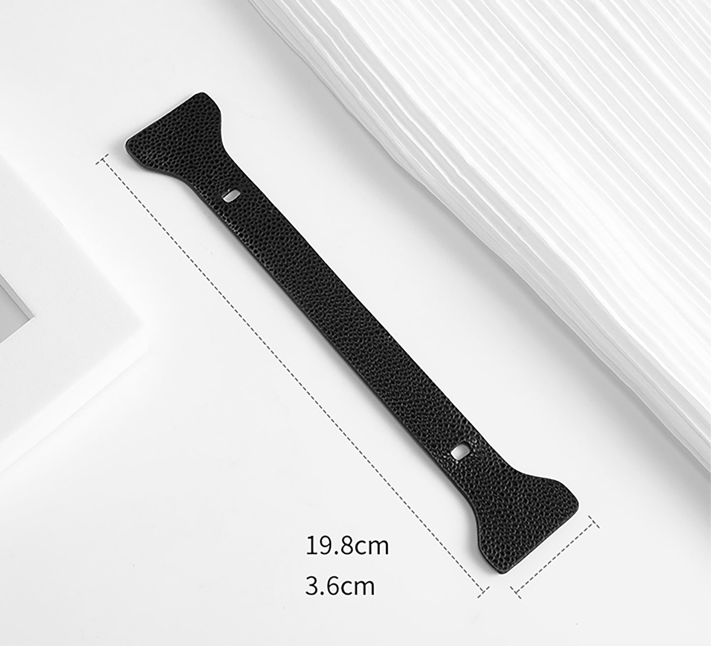 Handmade Leather Anti-Wear Protector for Envelope Bags – 19.8cm x 3.6cm, Protects Your Bag from Chain Damage