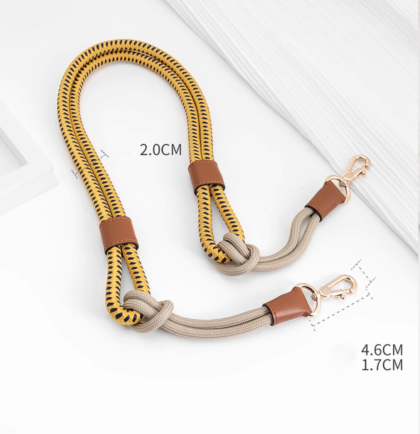 The Pliage Energy bag replacement shoulder strap, nylon woven strap, leather transformation buckle, single shoulder strap
