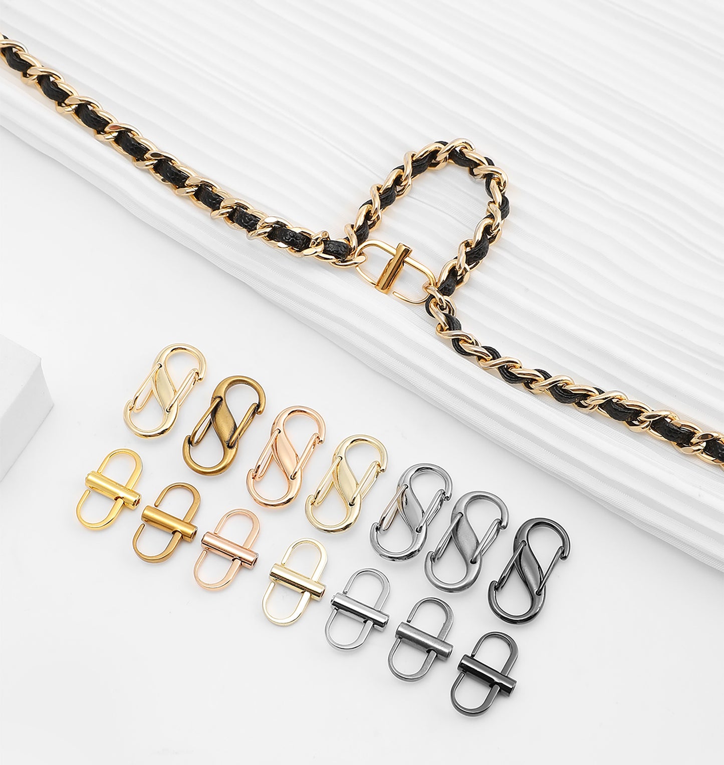 Metal Shortening Buckle, Hardware Chain Length Adjuster