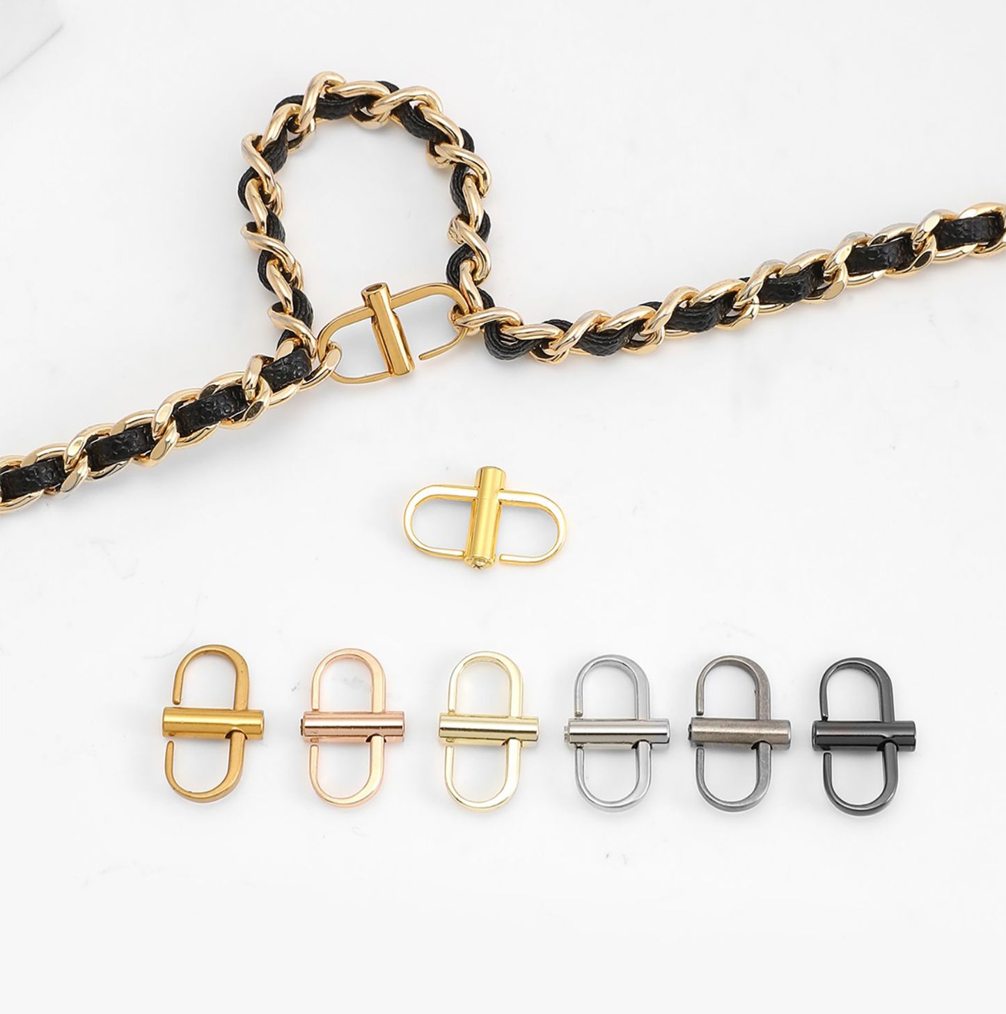 Metal Shortening Buckle, Hardware Chain Length Adjuster