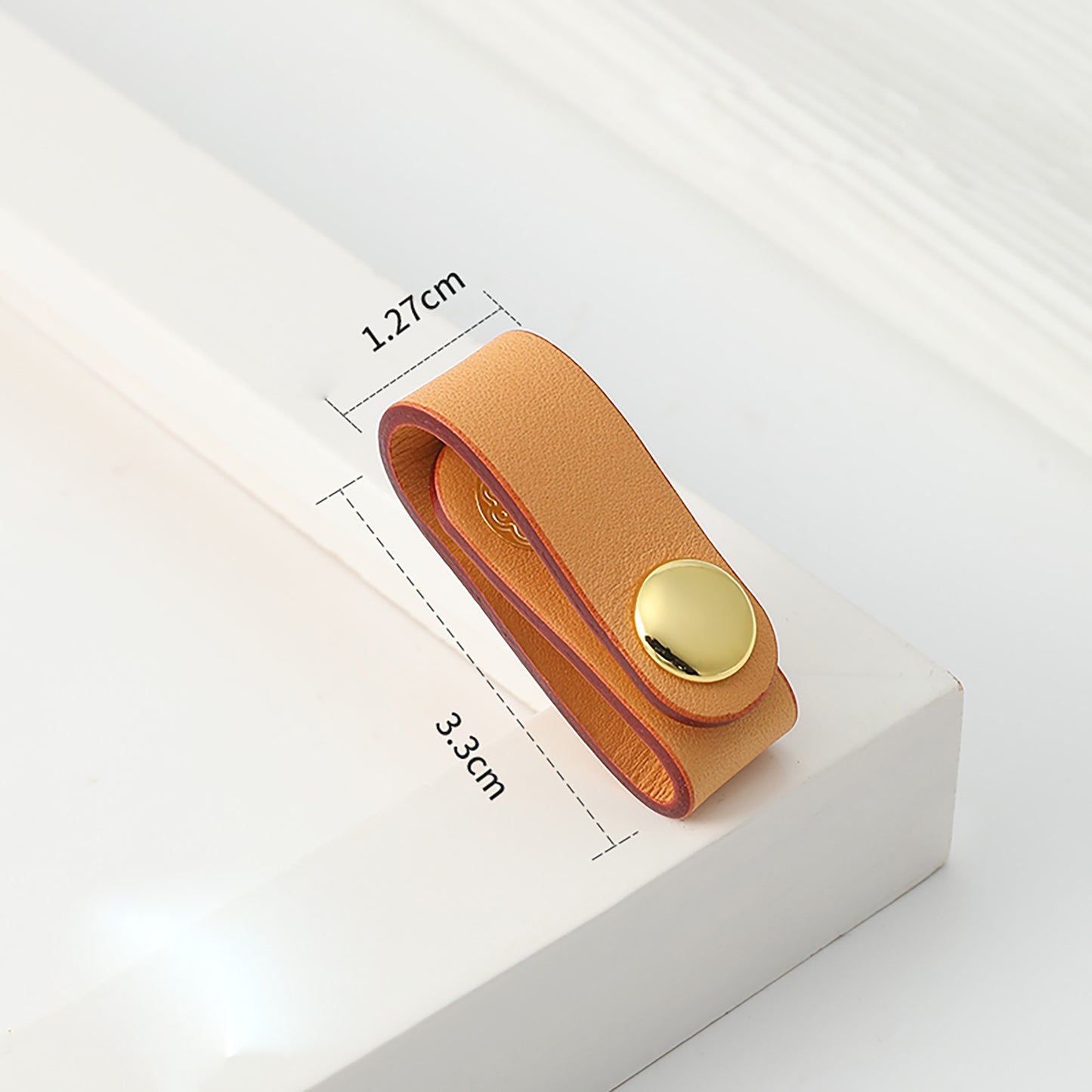 Bag strap shortening buckle, genuine leather bag accessory, strap length adjuster