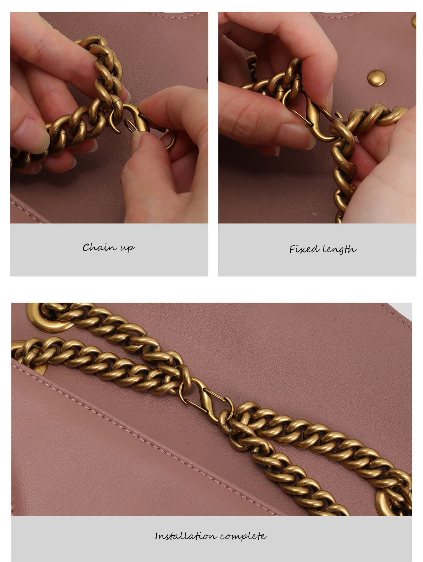 Metal Shortening Buckle, Hardware Chain Length Adjuster