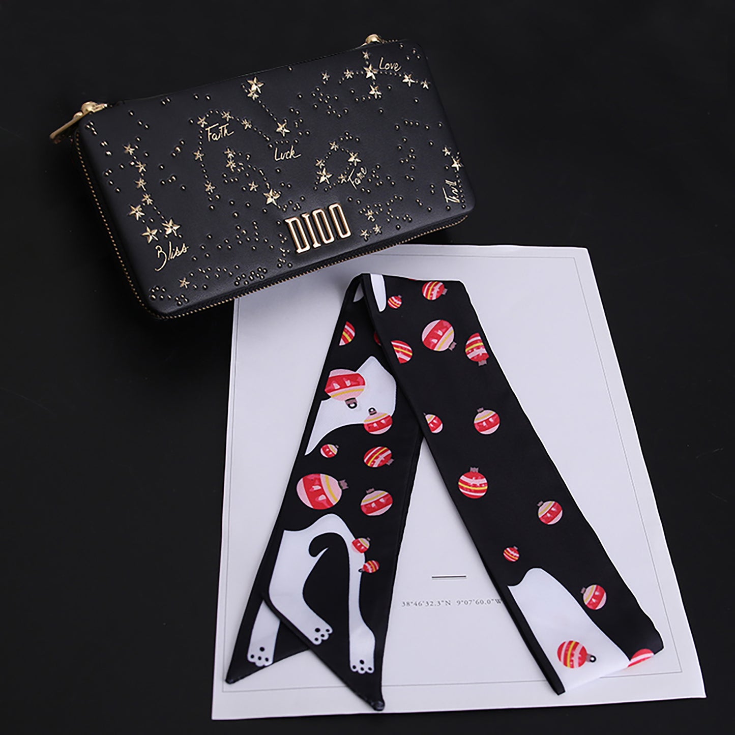 Stylish Silk Scarf for Bags, Neck, and Hats - Versatile Fashion Accessory