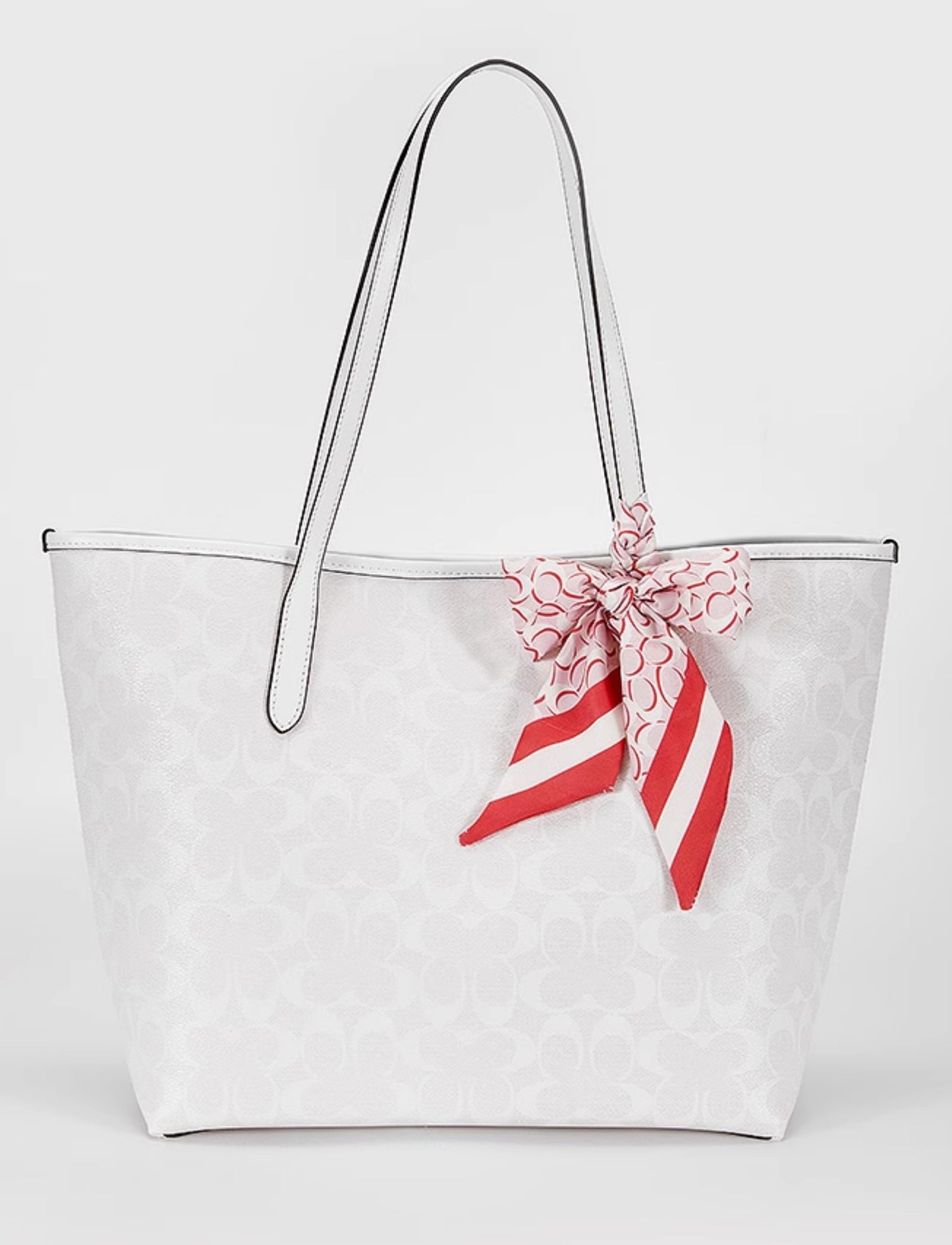 Bag decoration silk scarf, fashionable handbag silk scarf accessory, made of nylon fabric, hand-stitched silk scarf accessory