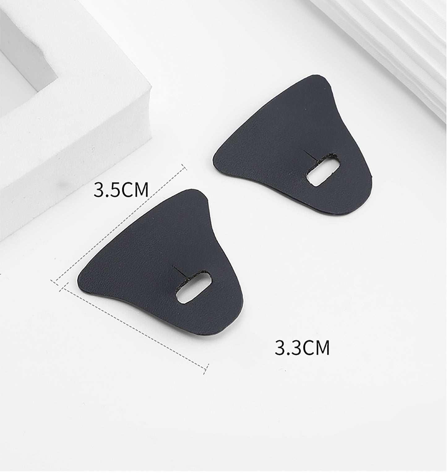 Handmade Leather Anti-Wear Pads for Saddle Bags & WOC Shoulder Strap Chains – Durable & Elastic Protection for Hardware