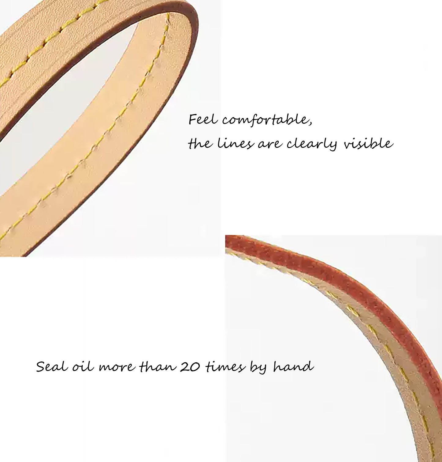 Neverfull MM handbag replacement strap, coin purse leather strap, clutch replacement accessories