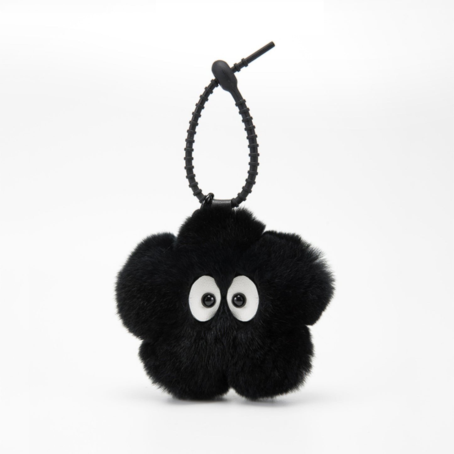 Cute Angora Rabbit Fur Small Flower Bag Pendant Car Keychain Backpack High-End Decoration