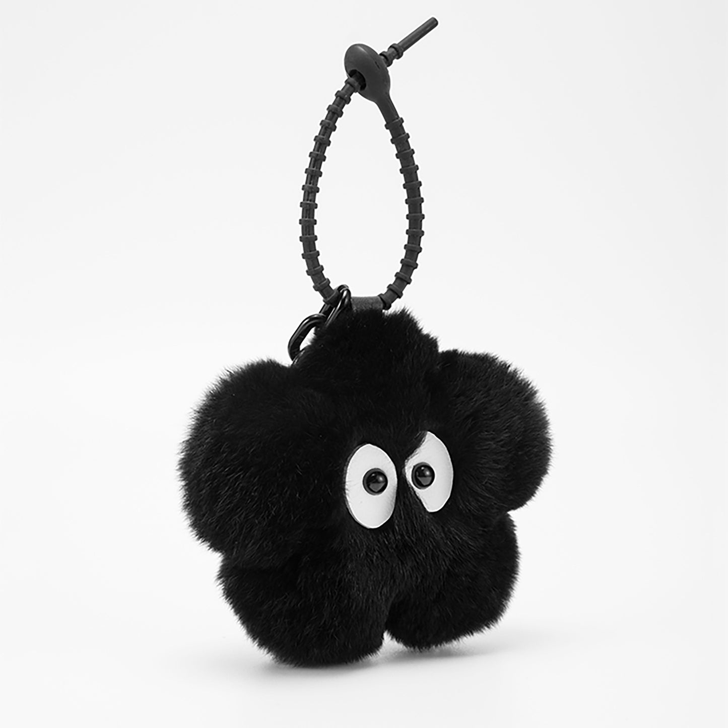 Cute Angora Rabbit Fur Small Flower Bag Pendant Car Keychain Backpack High-End Decoration