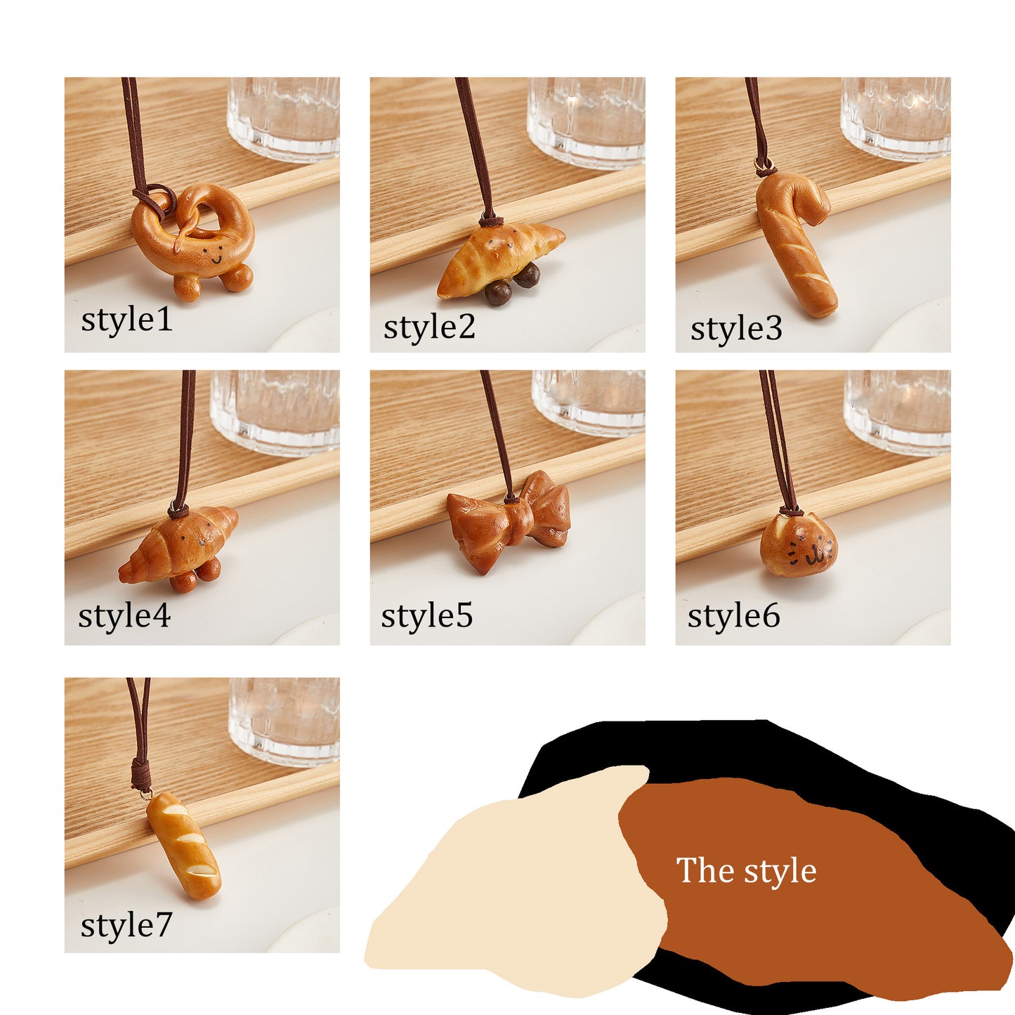 Realistic Keychain - Pretzel Bagel Bun Bread Pendant, Durable Bakery Material, Comfortable Handfeel, Perfect for Food Lovers