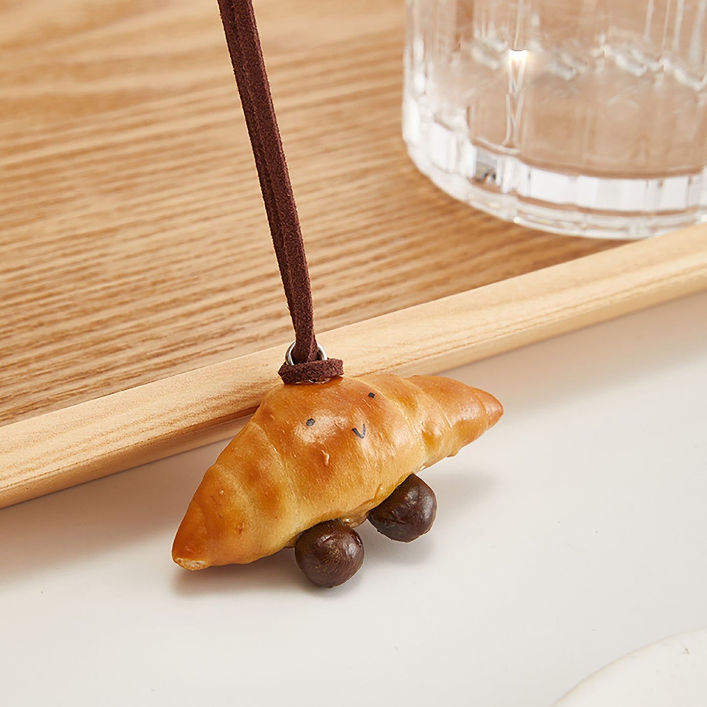 Realistic Keychain - Pretzel Bagel Bun Bread Pendant, Durable Bakery Material, Comfortable Handfeel, Perfect for Food Lovers