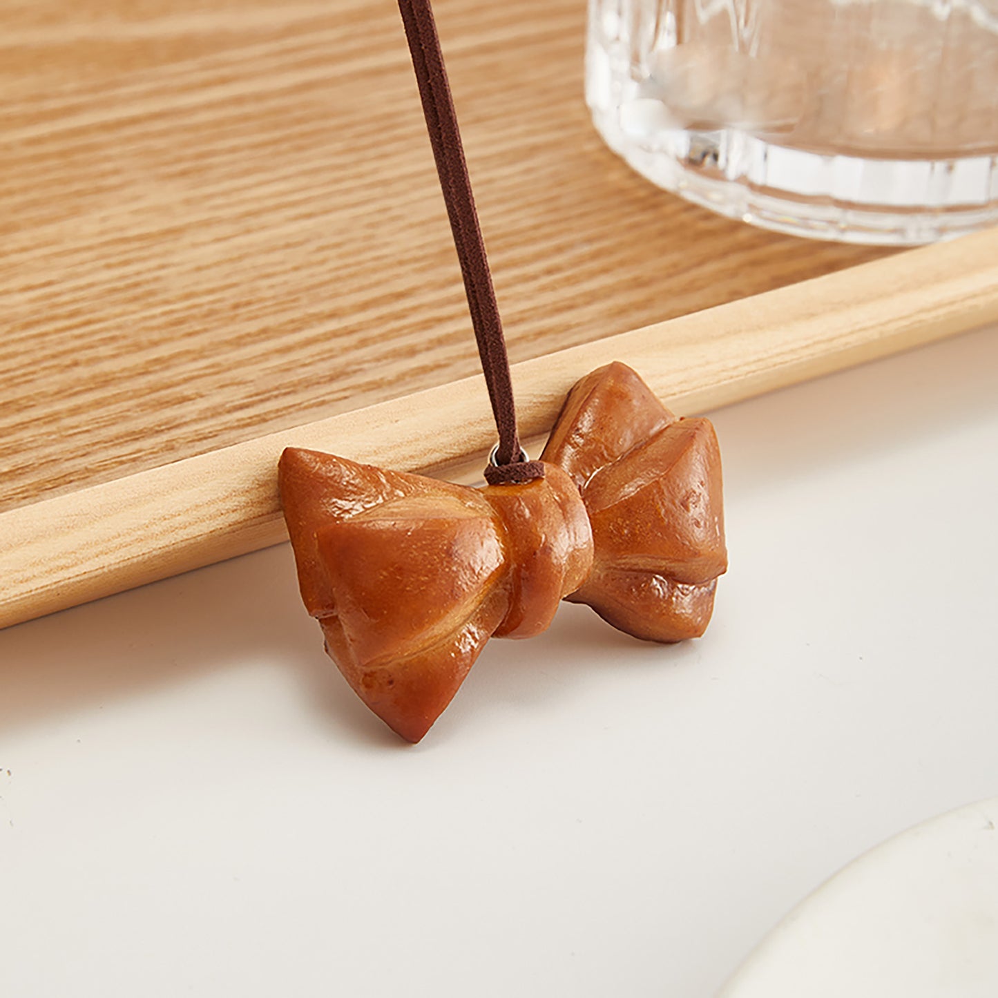 Realistic Keychain - Pretzel Bagel Bun Bread Pendant, Durable Bakery Material, Comfortable Handfeel, Perfect for Food Lovers