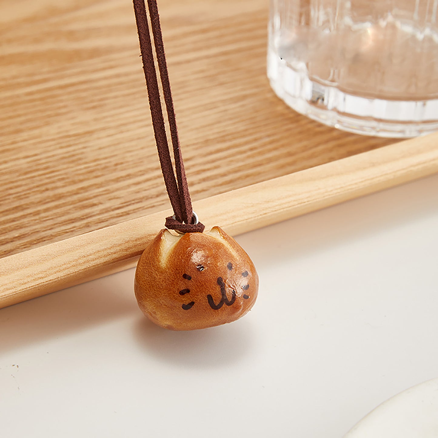 Realistic Keychain - Pretzel Bagel Bun Bread Pendant, Durable Bakery Material, Comfortable Handfeel, Perfect for Food Lovers