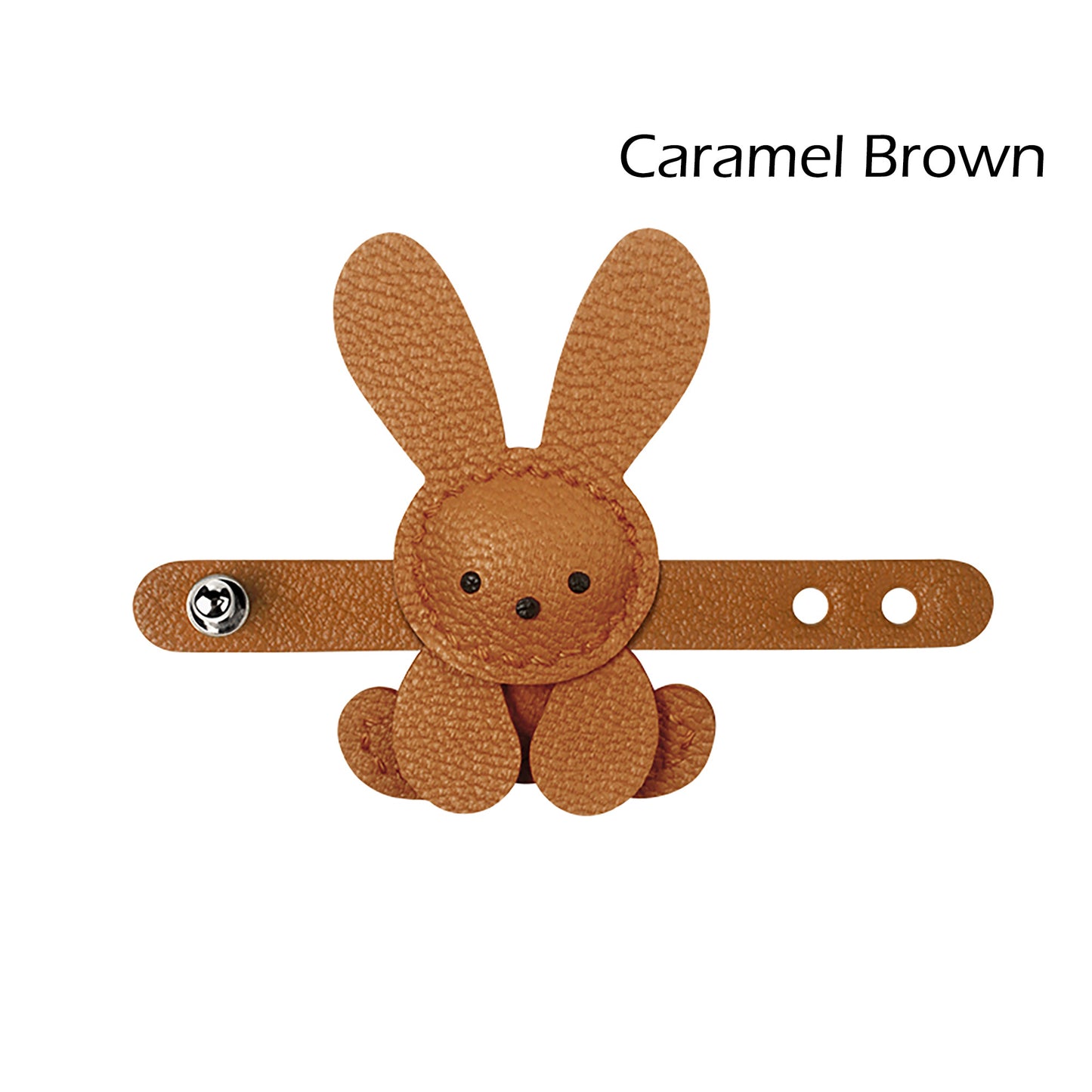 Cute Little White Rabbit Bag Charm, Genuine Leather, Niche High-End Handmade Accessory, Perfect Gift for Fashion Lovers