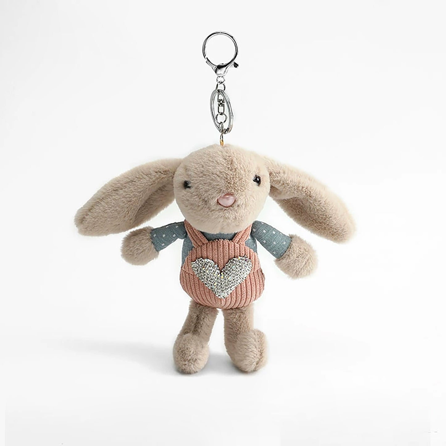 Tote Bag Pendant, Plush Rabbit Keychain, Cute Bag Charm, Stylish and High-End Plush Doll Pendant