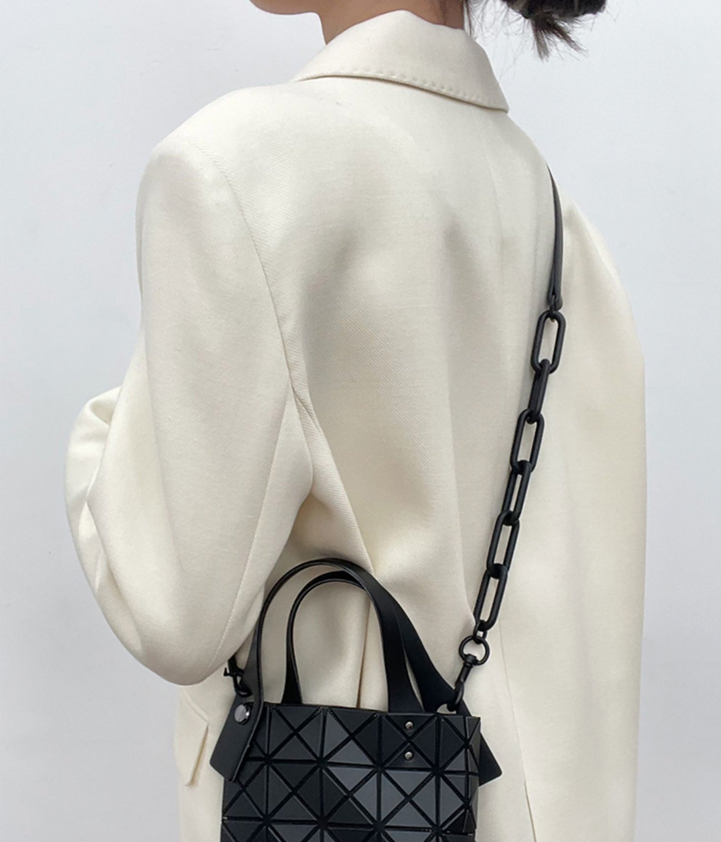 Crossbody shoulder strap for CRYSTAL GLOSS bag, acrylic material bag replacement strap, adjustable length single shoulder bag strap accessory