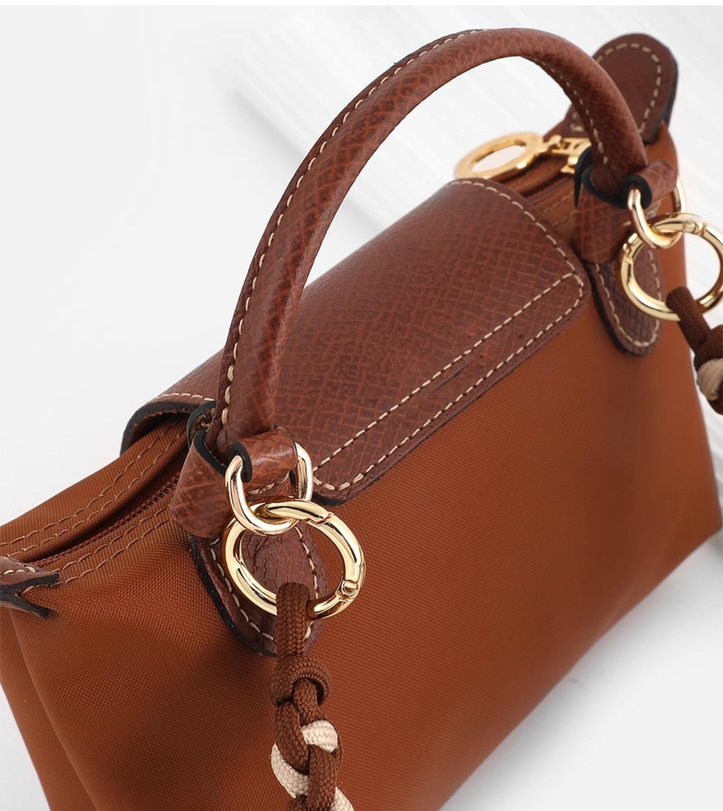 Handcrafted Woven Crossbody Strap for Satchel19 - Fashionable & Versatile Replacement Shoulder Bag Strap
