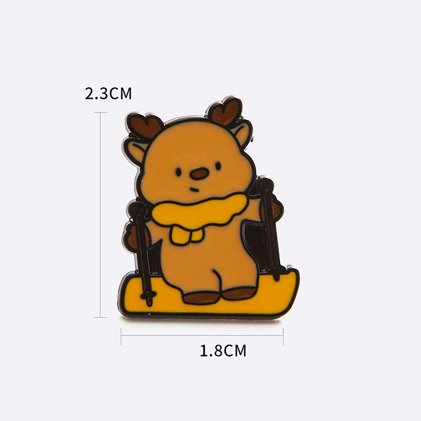 Christmas Creative Brooches – Reindeer, Snowman, Christmas Tree, Stocking, and Gift Pin Badges, Perfect for Clothing & Backpack Accessories