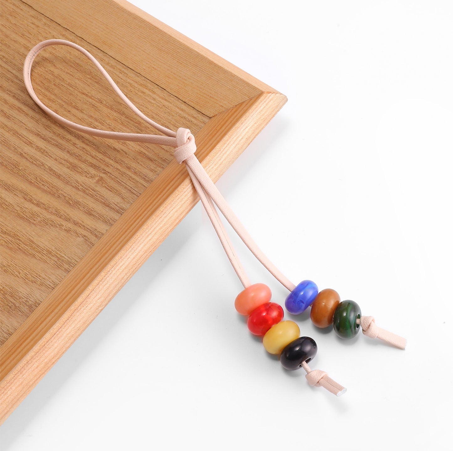 Designer Beaded Bag Charms - Handcrafted Acrylic & Pearl Purse Accessories for Luxury Handbags