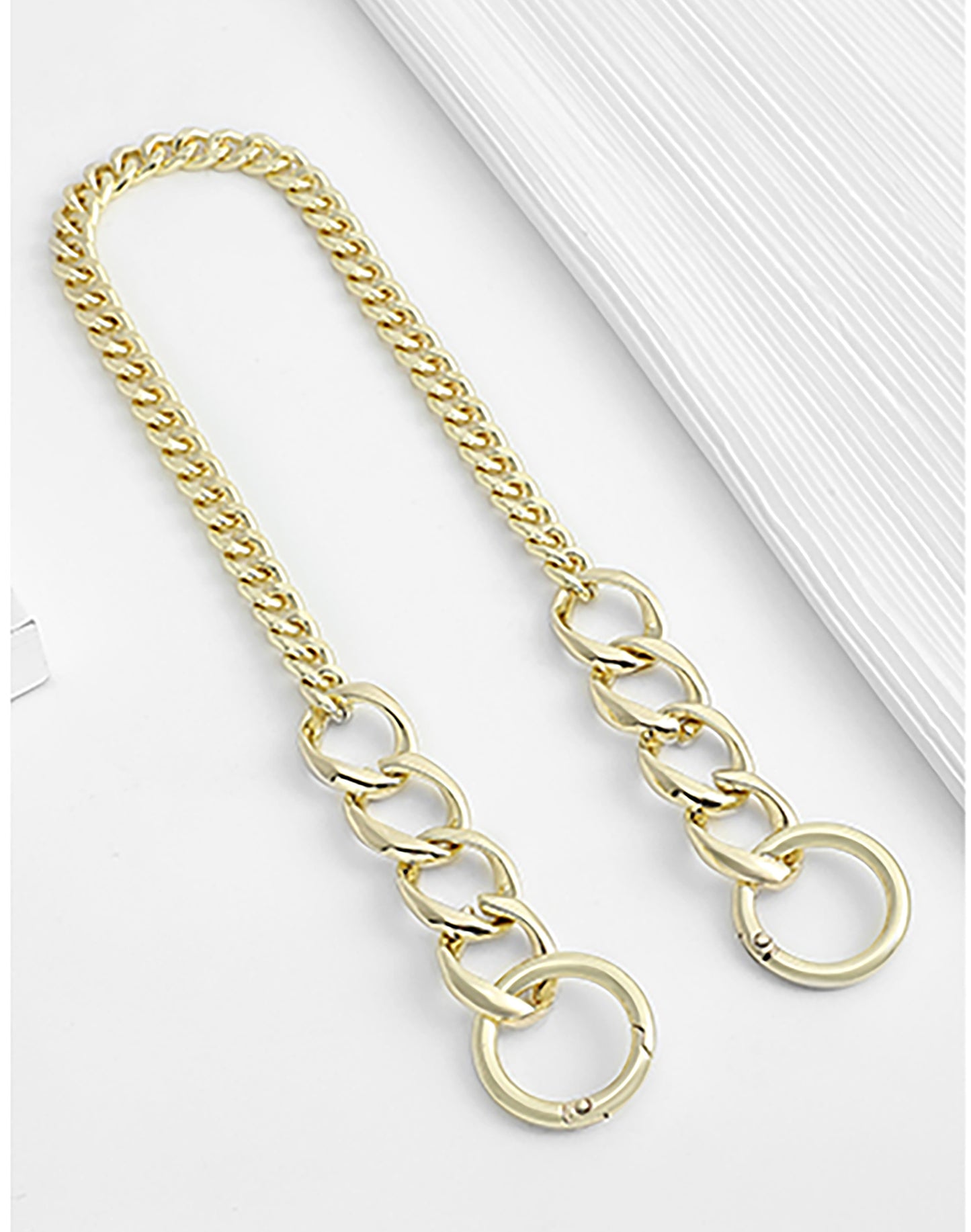 Underarm bag chain accessory, medium-small crossbody bag strap, wallet replacement bag chain