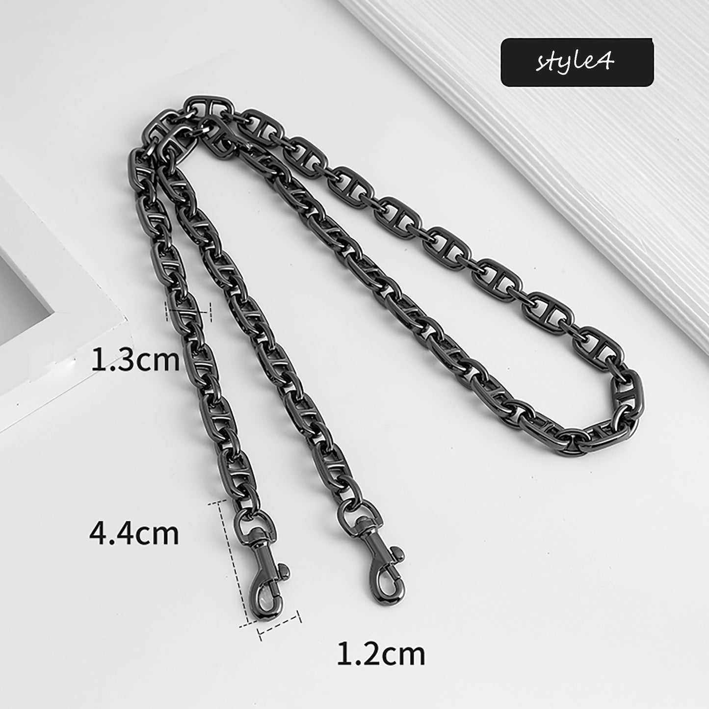 Metal chain accessory, crossbody decorative shoulder strap, underarm bag chain