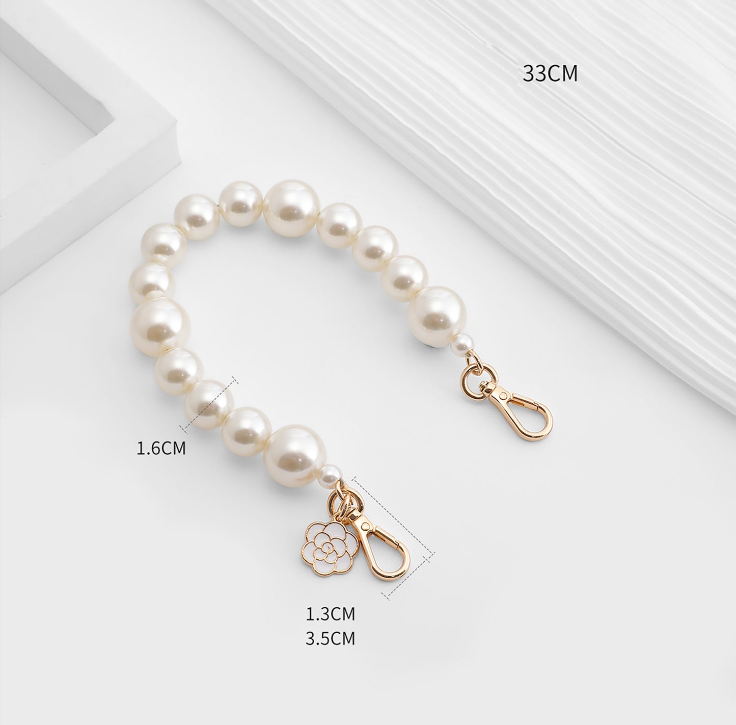 Card holder transformation chain bag wallet handbag pearl underarm short shoulder strap replacement accessory