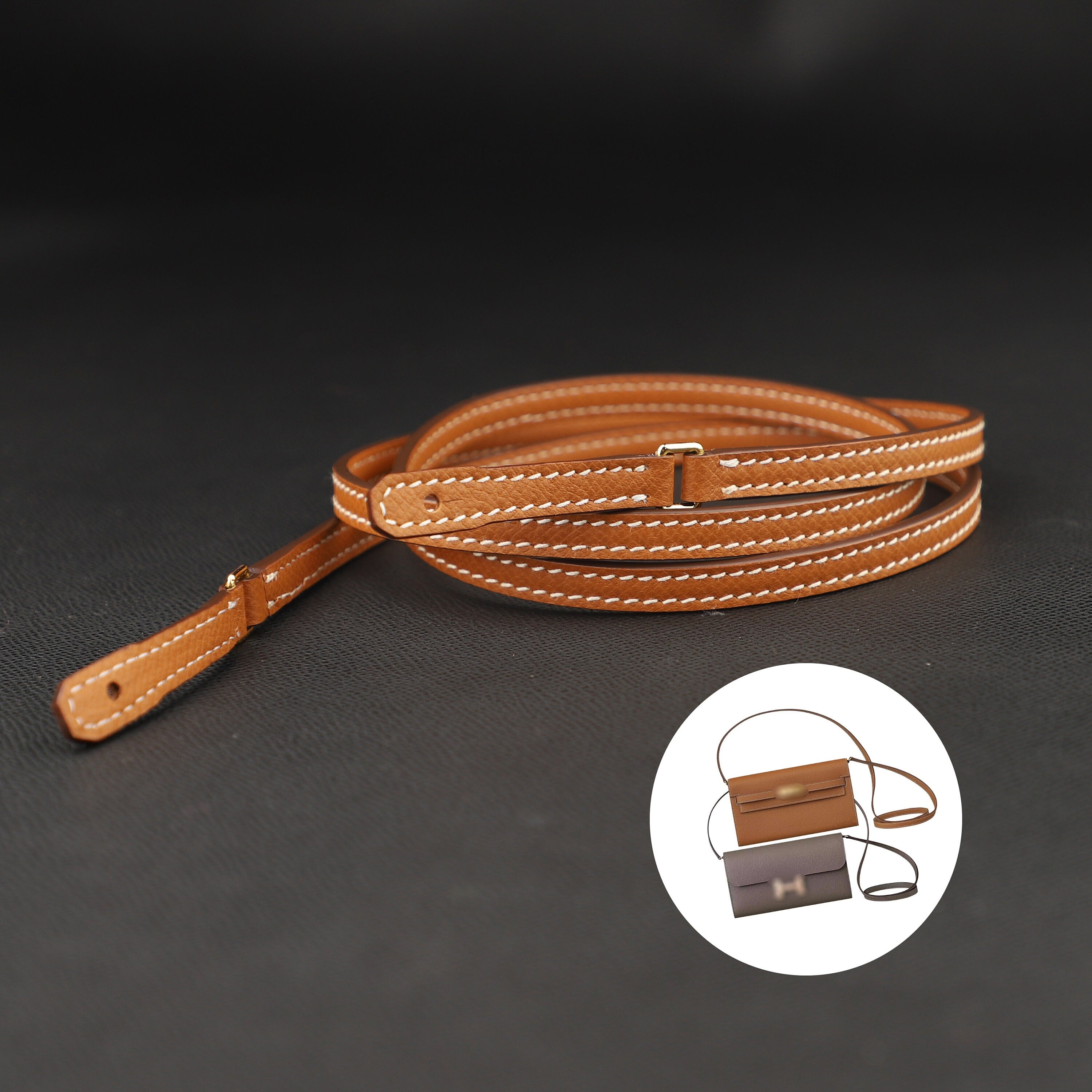 25 mm Cavale wallet shoulder strap for Kelly Classique To Go and Constance  Long To Go wallet strap, Purse cavale strap,shoulder strap wallet