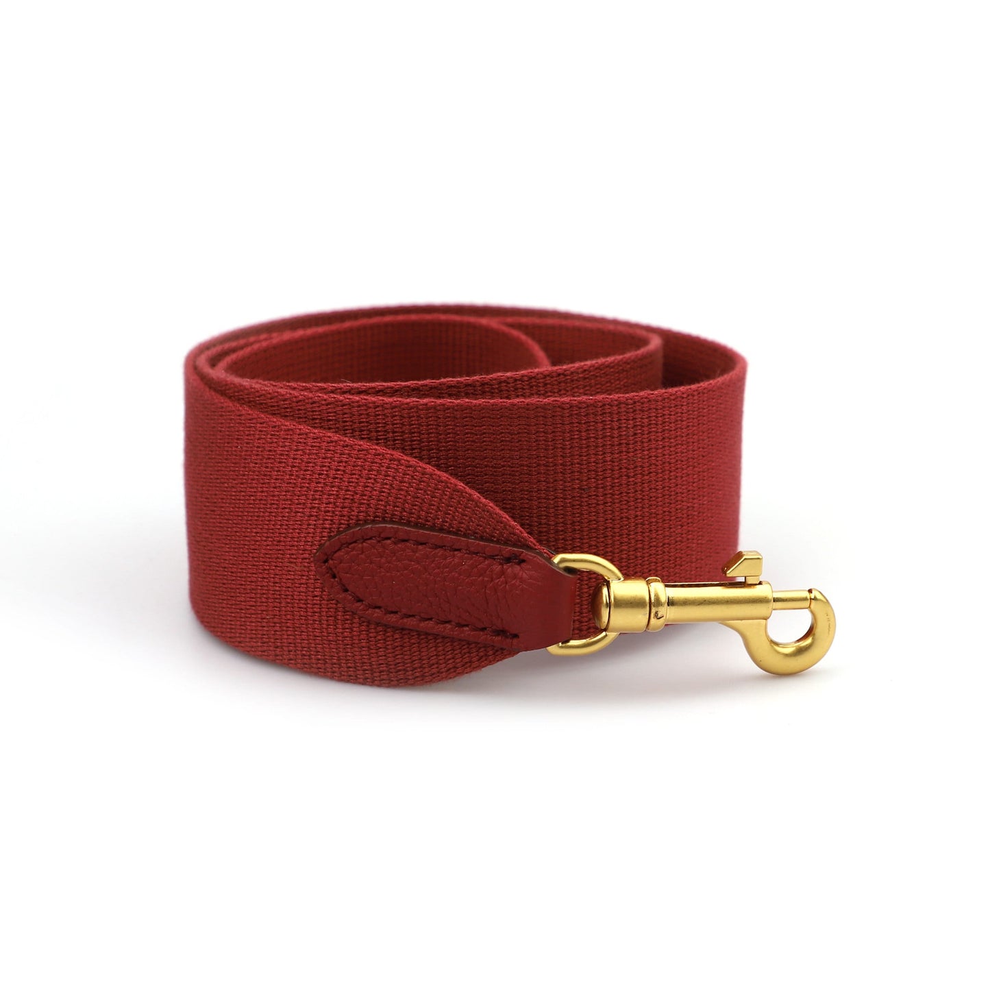 2" Width pure color Canvas with Celemence Leather cross body strap, Shoulder canvas bag strap,Guitar strap,purse strap,replacement straps