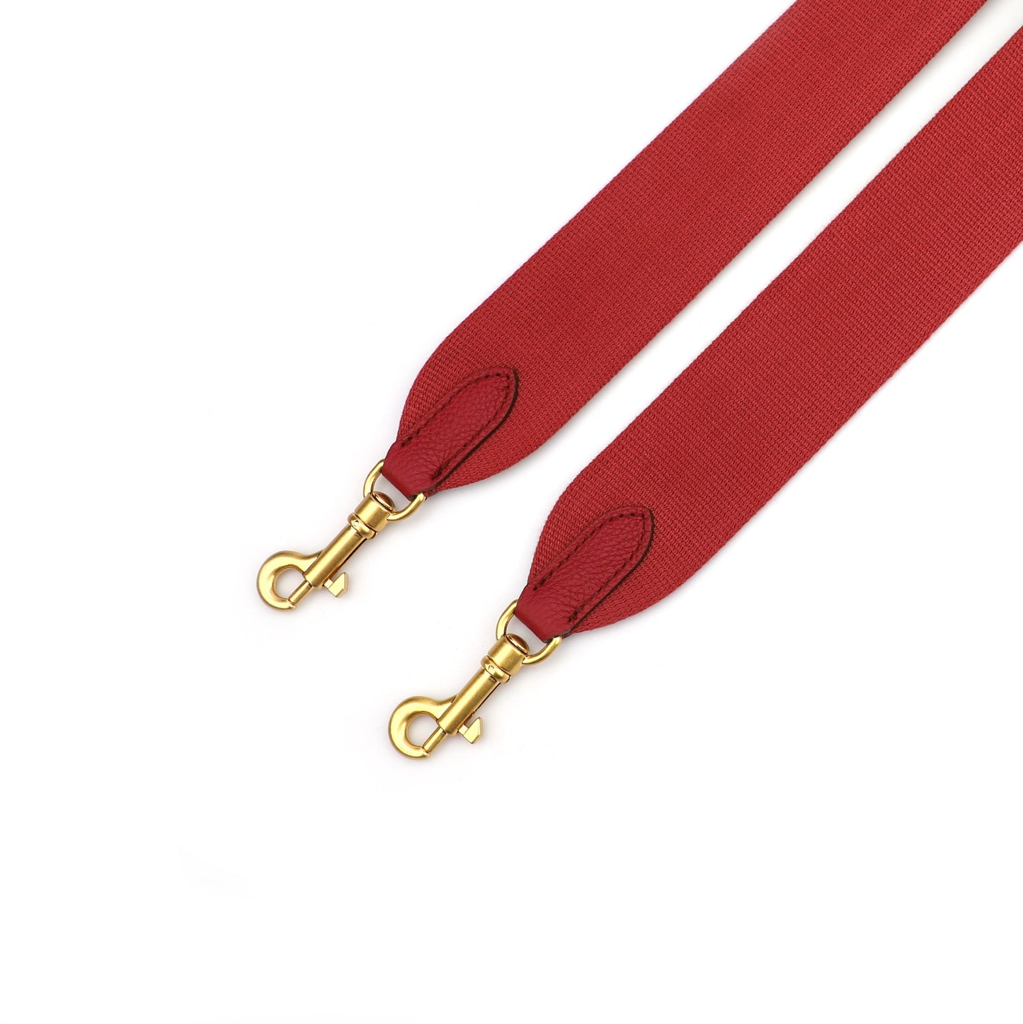 2" Width pure color Canvas with Celemence Leather cross body strap, Shoulder canvas bag strap,Guitar strap,purse strap,replacement straps
