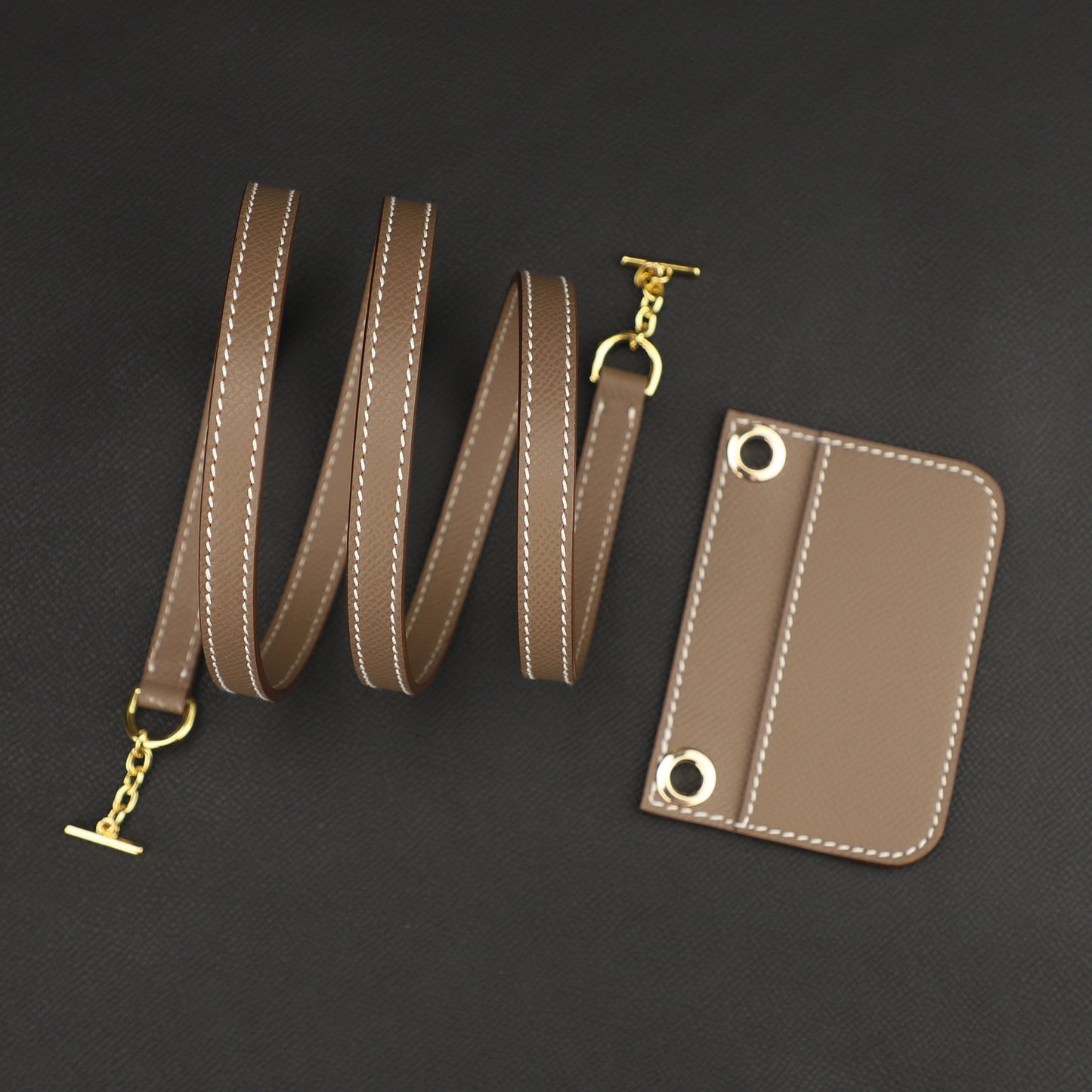 Handmade The Epsom insert with wallet strap for Kelly Pocket Compact wallet