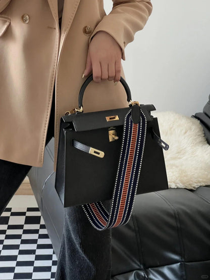 2" canvas shoulder bag strap for evelyn bag, bag strap for birkin bag,crossbody strap for Kelly bag can be custom the length