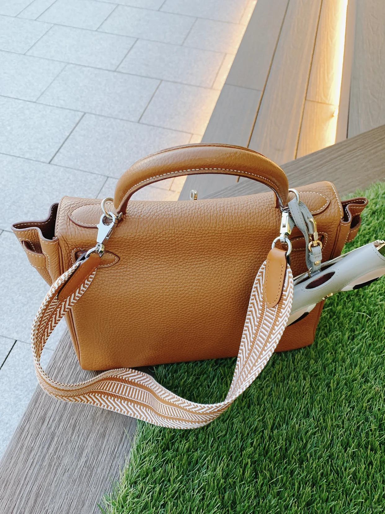 2" canvas shoulder bag strap for evelyn bag, bag strap for birkin bag,crossbody strap for Kelly bag can be custom the length