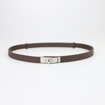 Handmade The Epsom leather kelly belt